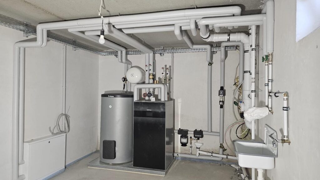 Austausch Heizung. Gasheizung auf Wärmepumpe